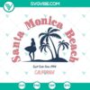 Santa Monica Beach California SVG design with Surf Club Since 1994 logo, perfect for digital projects and print materials.