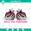 Pink leopard breast cancer skeleton SVG images for saving pumpkins, featuring a unique and beautiful design for download.