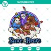 Spooky Care Bears Halloween SVG design for download with Scare Bears theme. Ideal for Halloween crafts and projects.