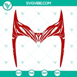 Scarlet Witch crown tiara SVG download featuring intricate design, perfect for cosplay and crafting projects.
