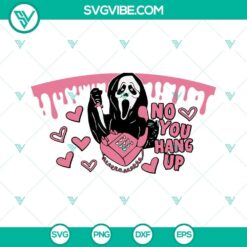 Scream face Starbucks cup and ghost face SVG files for Halloween horror themed designs.