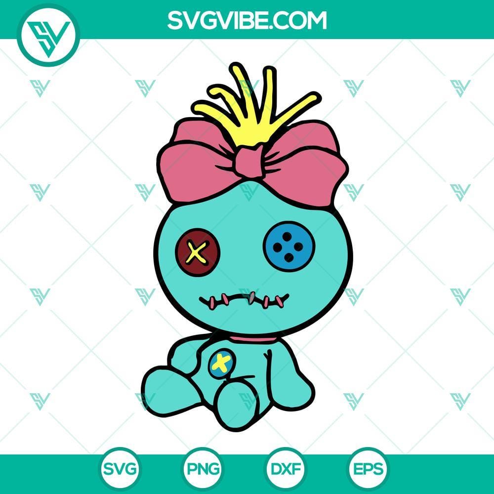 Scrump Lilo And Stitch Doll SVG Image PNG DXF EPS Cut Files For Cricut Scrump Lilo And Stitch Doll SVG design for Cricut - PNG, DXF, EPS cut files.