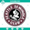 Seattle Seminole Club SVG logo with Florida State Seminoles design, ideal for FSU fans.