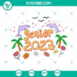 Senior 2023 Bad Bunny SVG files for graduation celebration. Instant download of Bad Bunny graduation design.