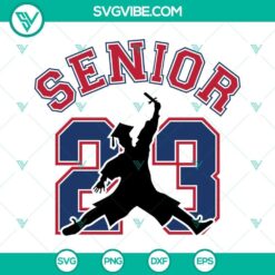 Senior 2023 SVG bundle with Air Senior design, Class of 2023 image. Perfect for senior graduation projects.