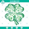 Shamrock, clover, and St Patrick's Day SVG file ideal for Cricut, containing festive designs in PNG, DXF, EPS formats for crafting projects.