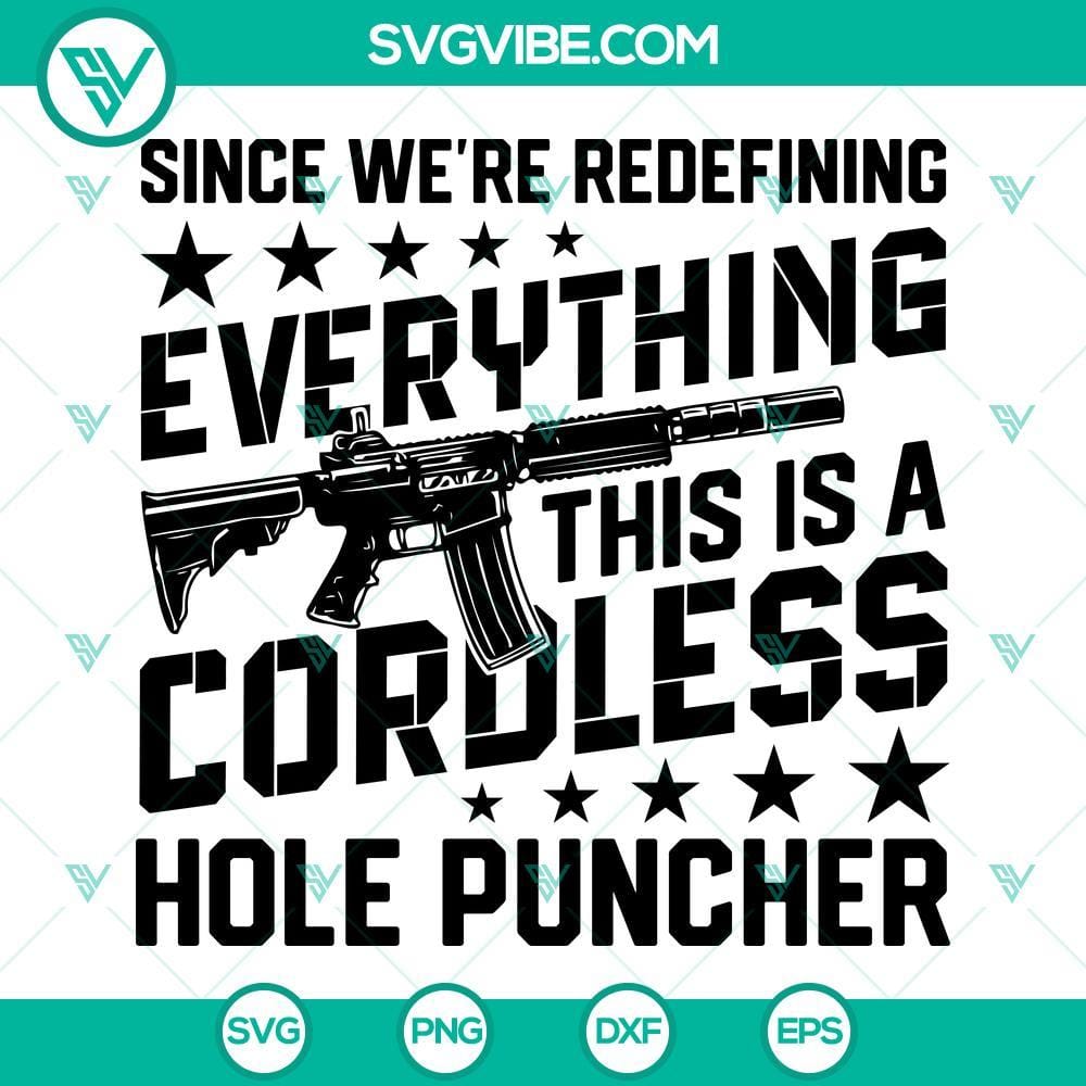 since-we-are-redefining-everything-now-this-is-a-cordless-hole-puncher-svg-military-svg-png-dxf-eps-cut-files-9-mockup.jpg Cordless hole in unique design, redefining everything, innovative concept with red color scheme.