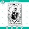 Skeleton and Cat, Cat Lover Tarot, and Cat Lover SVG images for Halloween designs and tarot lovers.