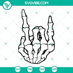 Skeleton Hands SVG Image Bundle, Middle Finger SVG File, Peace Sign SVG Files, 7