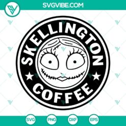 Skellington Coffee SVG Files Bundle, Nightmare Before Christmas Coffee 3