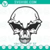 Skull machine embroidery designs, Halloween skeleton pattern file, perfect for spooky projects.