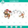 Slinky Dog Christmas lights SVG design inspired by Toy Story for instant download in PNG and DXF formats.