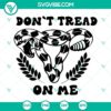 Snake uterus and don’t tread on me uterus SVG images, reproductive symbols and design.
