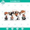 Snoopy and Charlie Brown San Francisco Giants SVG graphic suitable for Cricut, featuring EPS, PNG, and DXF file formats.