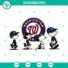 Snoopy and Charlie Brown Washington Nationals SVG file perfect for Cricut projects, available in PNG, DXF, and EPS formats.