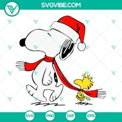 Snoopy Christmas SVG Bundle with Charlie Brown and Woodstock designs, holiday-themed cut files for crafting projects.