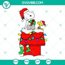 Snoopy Christmas SVG Files Bundle, Charlie Brown SVG Download, Woodstock SVG Files, 6