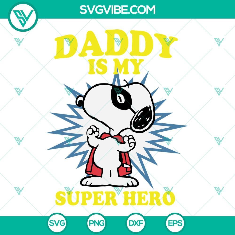 snoopy-daddy-is-my-super-hero-svg-fathers-day-svg-snoopy-svg-super-dad-svg-daddy-svg-8-mockup.jpg Snoopy Daddy Is My Super Hero SVG for Father's Day featuring Snoopy characters, ideal for crafting and digital designs.