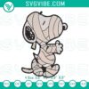 Snoopy Mummy embroidery design from Peanuts Halloween collection, available as machine file. Perfect for spooky season crafts.