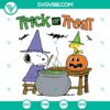 Snoopy Trick Or Treat SVG images featuring Peanuts spooky designs and Snoopy with Halloween theme. Perfect for download.