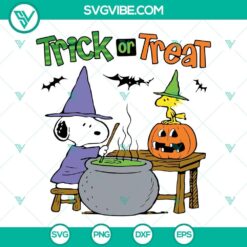 Snoopy Trick Or Treat SVG images featuring Peanuts spooky designs and Snoopy with Halloween theme. Perfect for download.
