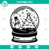 Snow Globe SVG bundle with winter and Christmas-themed designs for download, perfect for holiday crafts and decorations.