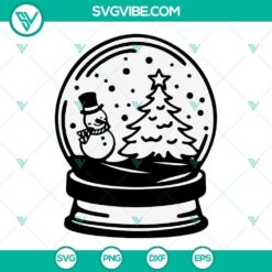 Snow Globe SVG bundle with winter and Christmas-themed designs for download, perfect for holiday crafts and decorations.