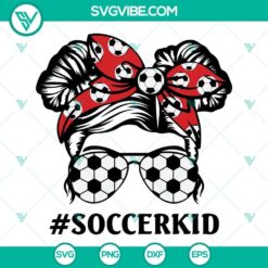 Soccer Family Bundle SVG images including Soccer Mom design for download. Great for soccer fans and sports lovers.