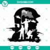 Soldier scene SVG images with military clipart, ideal for military-themed projects.