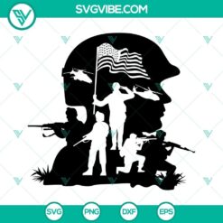 Soldier scene SVG images with military clipart, ideal for military-themed projects.