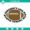 Loud Mouth Football Mamaw SVG design perfect for American football fans. Downloadable SVG file.