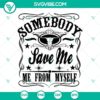 Save Me Lyrics SVG design by Jelly Roll, Somebody Save Me From Myself digital download.