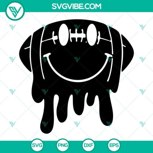 Loud Mouth Football Mama & Melting Smile SVG files for proud football moms. Perfect for crafting projects.
