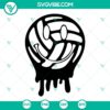 Volleyball mama SVG with melting smile, SVG files for loud-mouthed moms.