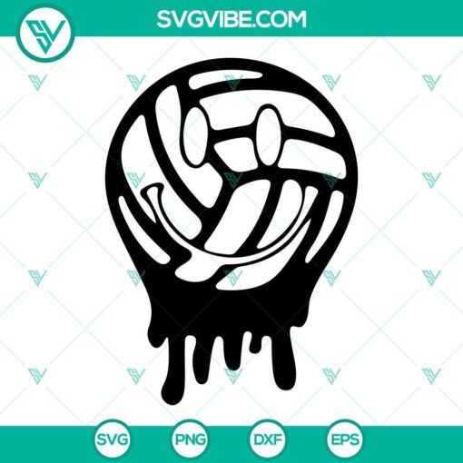Volleyball mama SVG with melting smile, SVG files for loud-mouthed moms.