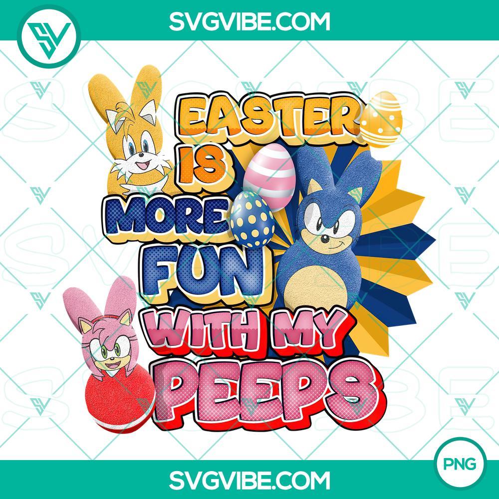 Sonic Easter Is More Fun With My Peeps PNG Files, Sonic the Hedgehog Characters Peeps Easter PNG Images File Sonic the Hedgehog Peeps Easter PNG files featuring various Sonic characters for fun Easter designs.