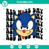 Sonic Red Nose Day SVG files with comic relief design, downloadable in PNG DXF EPS format for digital crafting.