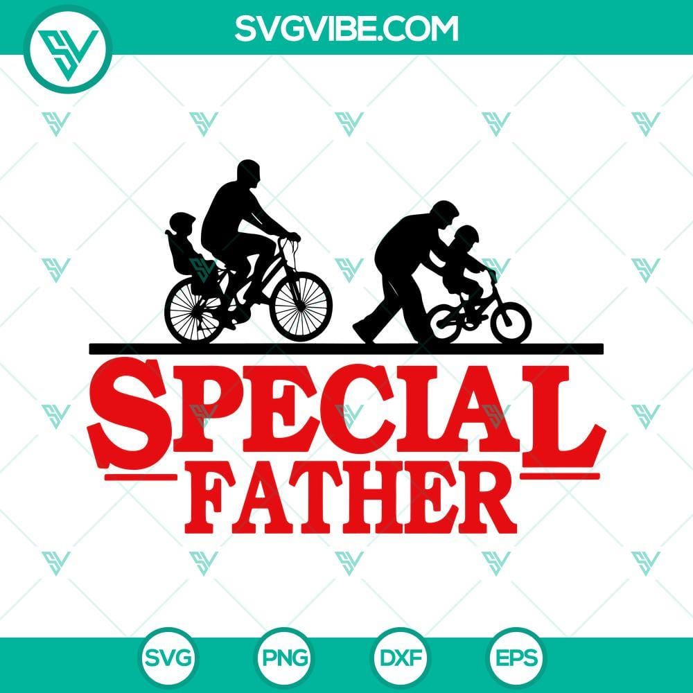special-father-stranger-things-svg-dad-things-svg-dad-bike-cycle-svg-happy-fathers-day-svg-png-dxf-eps-instant-download-1-mockup.jpg Father's Day Stranger Things themed SVG files featuring a dad riding a bike. Perfect for DIY crafts and gifts.