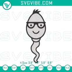 Embroidery design of a cute little boy with glasses and tie, perfect for Father’s Day.