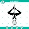 Spider Gwen hanging upside down SVG files featuring Gwen Stacy superhero design for digital products.