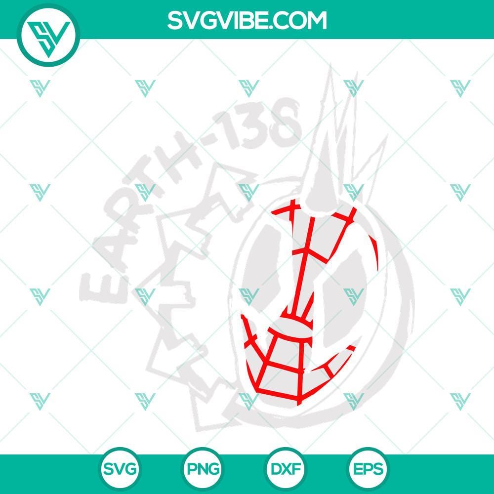 Spider Punk SVG, Spider Man Earth 138 SVG PNG DXF EPS Spider Punk Earth 138 Spider Man SVG files, PNG, DXF, EPS design for digital crafting projects.