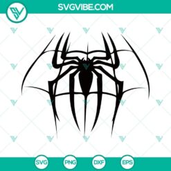 Spiderman logo SVG file with Marvel Comics superhero design in various formats like PNG, DXF, EPS.