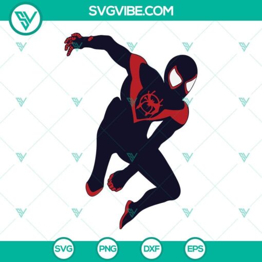Spiderman and Miles Morales Marvel SVG files for download.