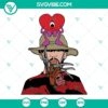 Spooky Bad Bunny Freddy Krueger Halloween SVG PNG DXF EPS Vector - Creepy Halloween theme design for digital crafting projects.