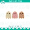 Spooky Conchas Ghost Pacman embroidery design, Mexican-themed Halloween pattern, festive and fun Dia de los Muertos inspired digital product.