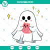 Spooky ghost SVG bundle with Mexican conchas design, perfect for Halloween.