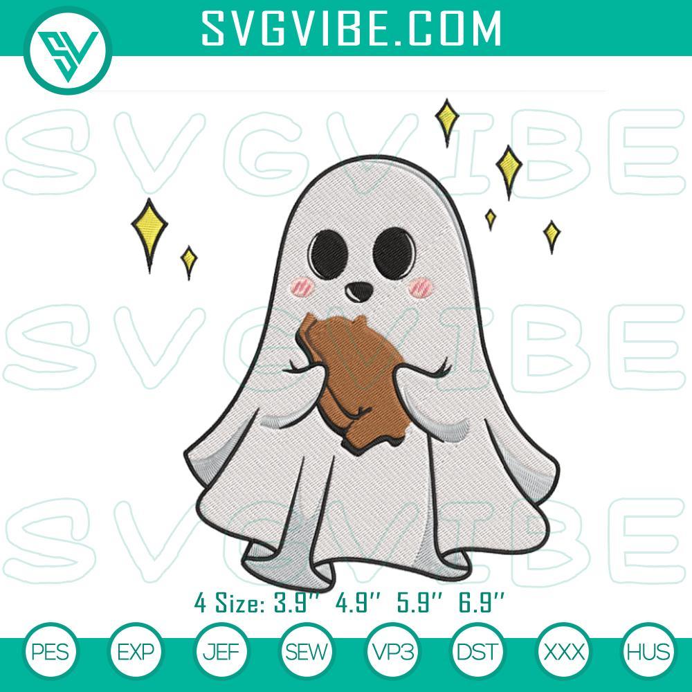 spooky-mexican-conchas-ghost-thanksgiving-turkey-halloween-embroidery-design-files-mockup-1.jpg Mexican Conchas Ghost Thanksgiving Halloween Embroidery design, Festive Food Pattern for Halloween celebration.