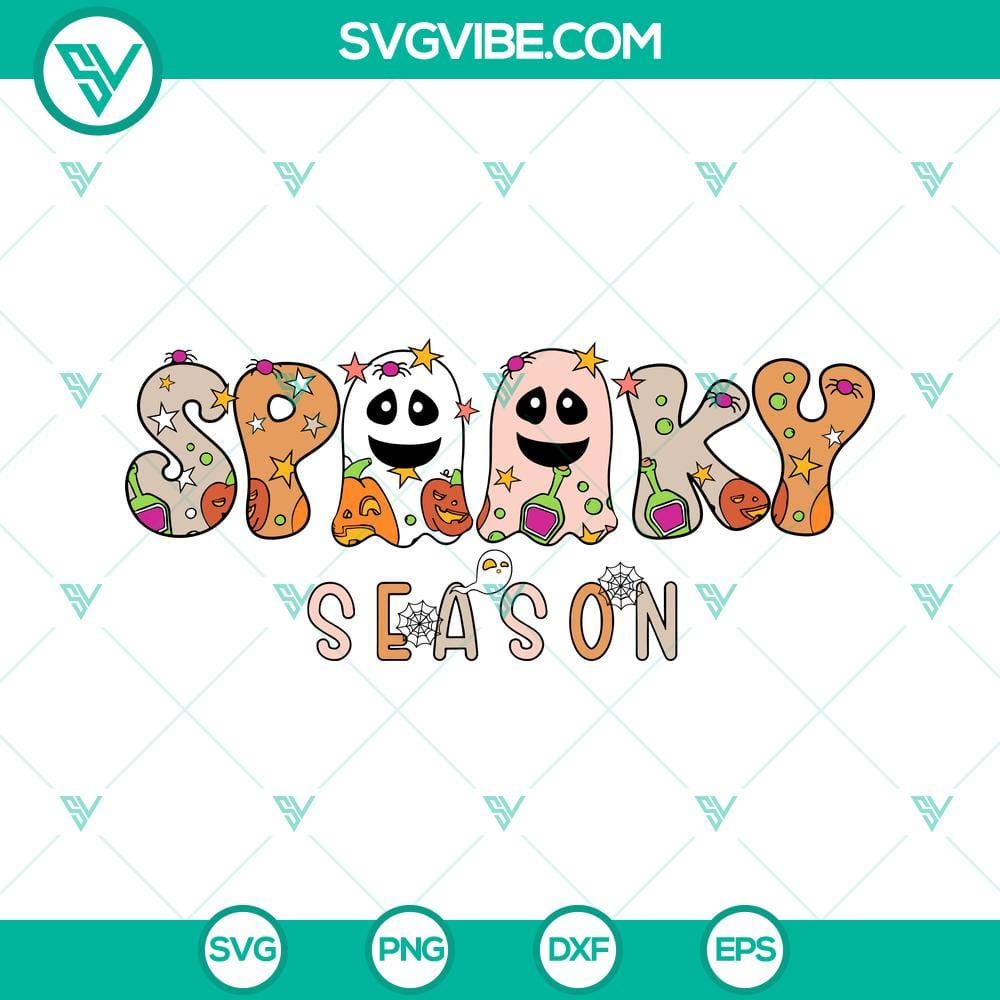 Spooky Season SVG, Fall Halloween SVG DXF EPS PNG Designs Silhouette Clipart Fall Halloween SVG designs bundle for Spooky Season - DXF EPS PNG files download.