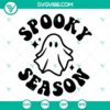Spooky Season SVG for Ghost Halloween featuring Ghost Vibes, SVG Download for Halloween crafts and decorations.