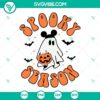 Mickey Ghost and Boo Ghost Halloween SVG files for Spooky Season decorations.